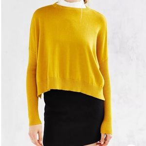 Urban Outfitters Silence + Noise Mustard Yellow Sweater